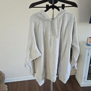Torrid Size 4 Heather Gray Hooded Sweatshirt